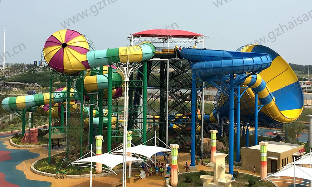 辽宁盖州亚特兰蒂斯海乐园大喇叭、暴风谷组合